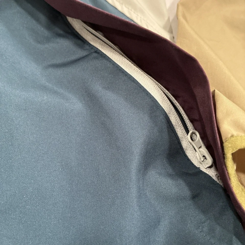 Urban Outfitters Without‎ Walls Zip Up Windbreaker Jacket Size XS Color Block